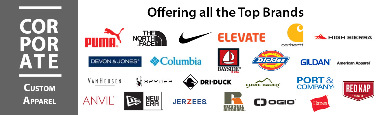 Corporate Apparel Brands Banner Custom Corporate Apparel